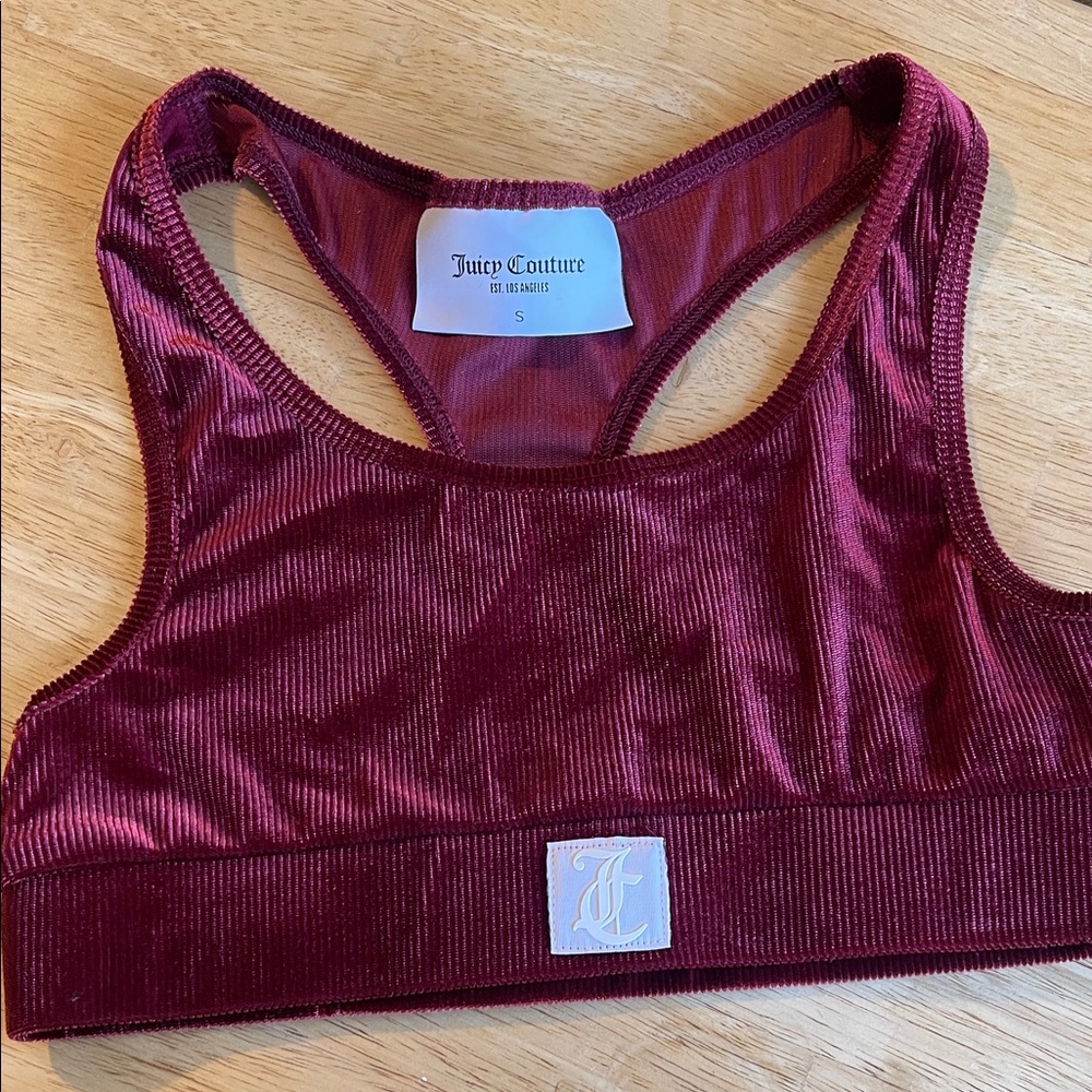 Juicy Couture Ribbed bralette S